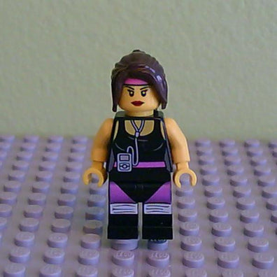 LEGO Minifigure-Cardio Carrie-The LEGO Movie-TLM033-Creative Brick Builders